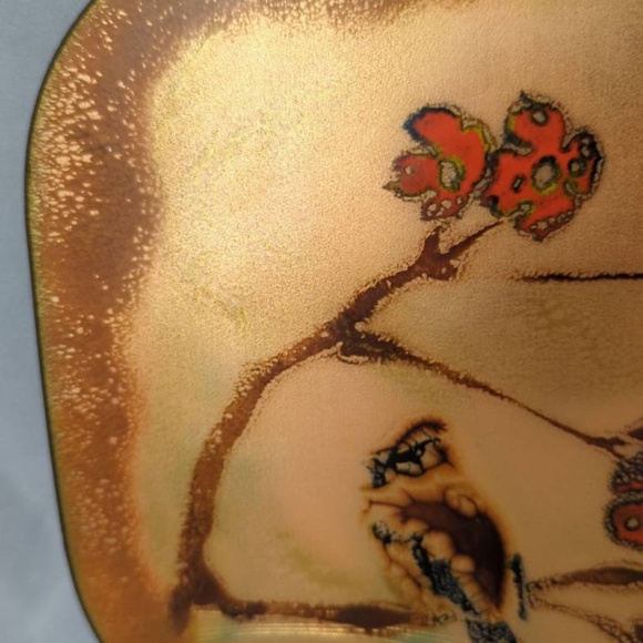 Vintage enamel on Copper Art - Picture 5 of 7